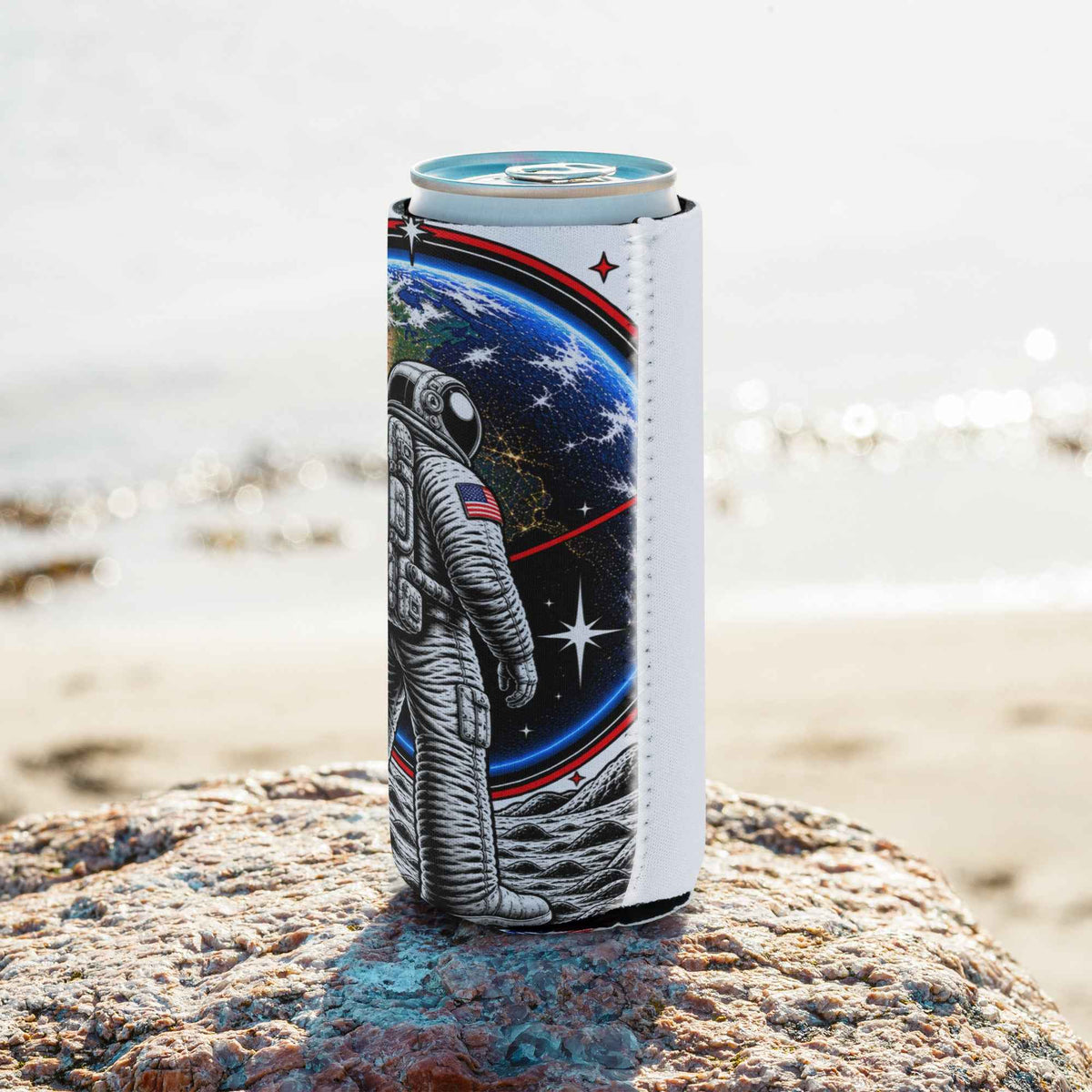 White Keep Huntsville Strange can cooler