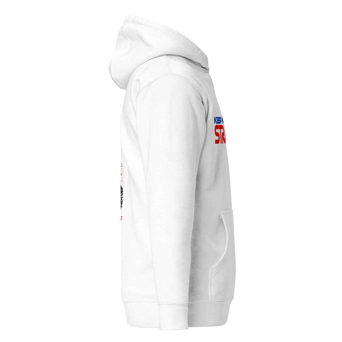 White Rocket City Astronaut Hoodie, right view
