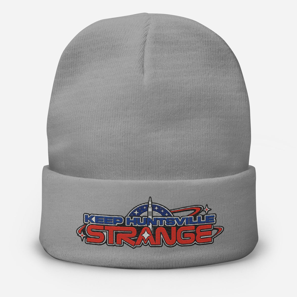 Gray Keep Huntsville Strange knit beanie