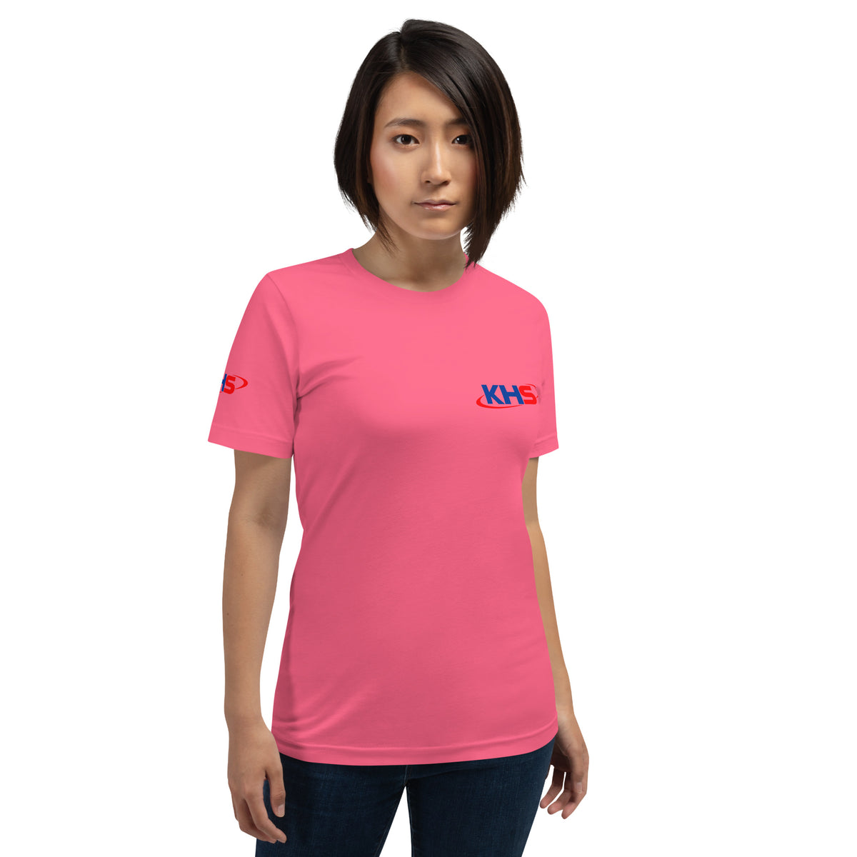 Charity pink Trash Panda Girl Gang Tee, front view