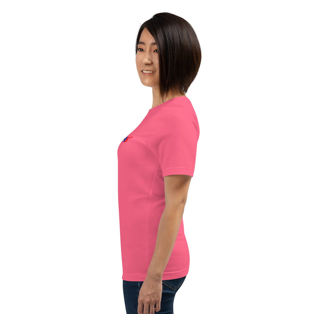 Charity pink Trash Panda Girl Gang Tee, left side