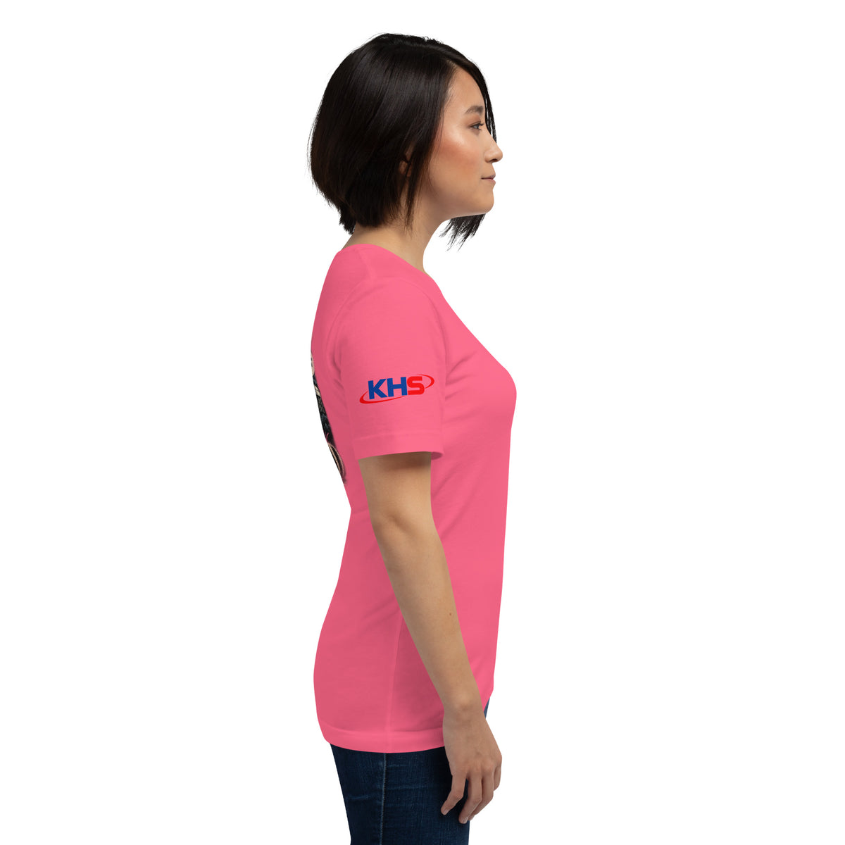 Charity pink Trash Panda Girl Gang Tee, right side